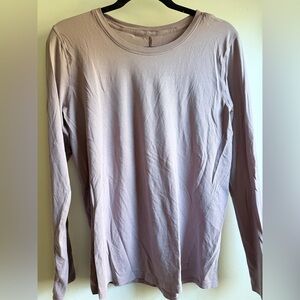 Lululemon Long Sleeve Shirt, smoky blush, size 6